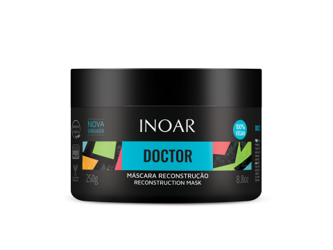 Inoar Doctor Reconstruction Mask Atkuriamoji plaukų kaukė 250g Inoar Doctor Reconstruction Mask Atkuriamoji plaukų kaukė 250g